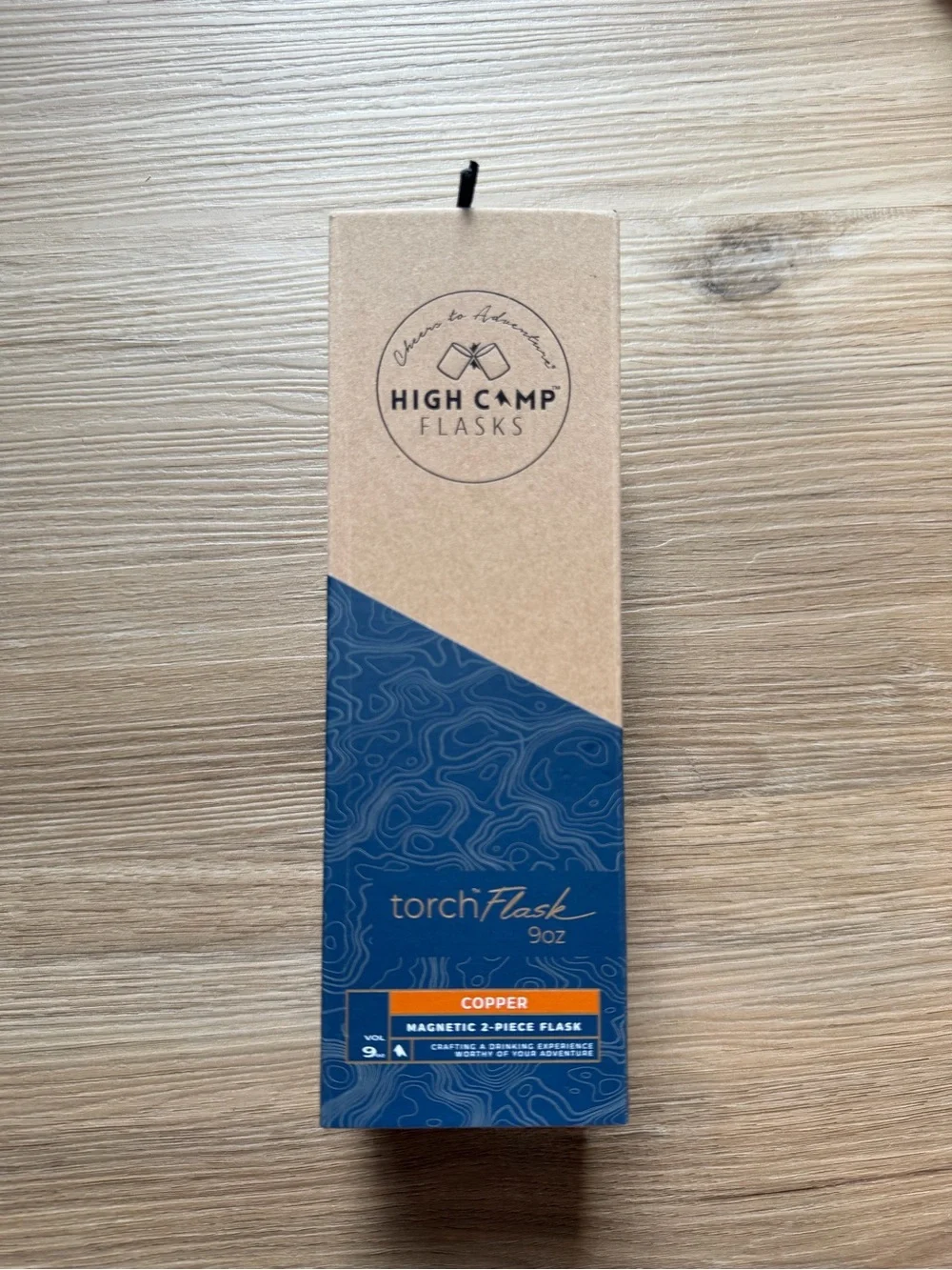 High Camp Flasks Torch Flask 9 oz Copper